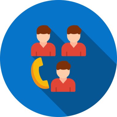 Şeffaf bir arkaplan üzerinde çağrı merkezi vektör illüstrasyonu. Birinci kalite semboller. Simge ve grafik tasarımı için vektör simgesi.