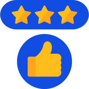 Geri besleme simgesi, vektör illüstrasyonu