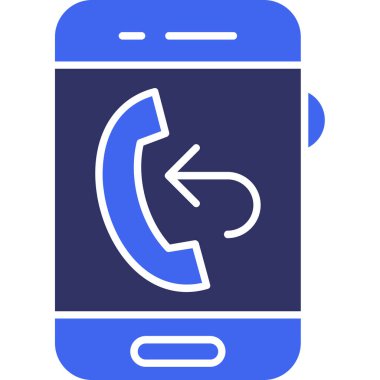 Telefon ikonu. Web tasarımı için telefon simgeleri vektör simgelerinin basit çizimi