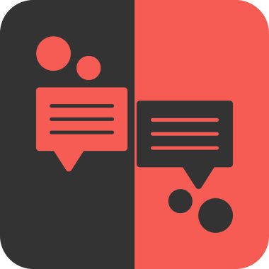 ileti simgesi, vektör illüstrasyonu