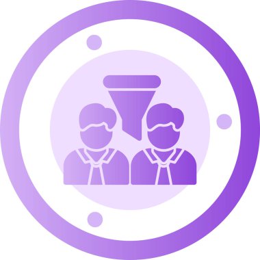 Modern simgenin vektör illüstrasyonu