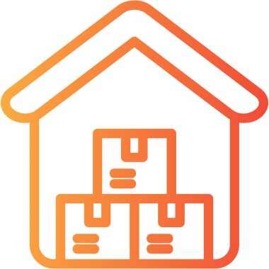 ev simgesi vektör illüstrasyonu