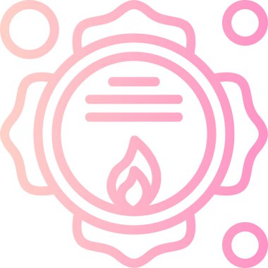 Yangın. Web simgesi basit illüstrasyon