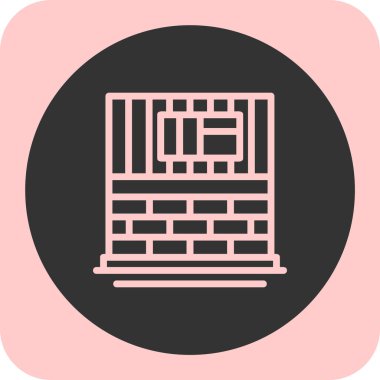 Bilgisayar. Web simgesi basit illüstrasyon