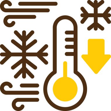 termometre simgesi, vektör illüstrasyonu