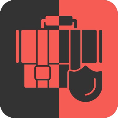 Tek bir simgenin vektör illüstrasyonu