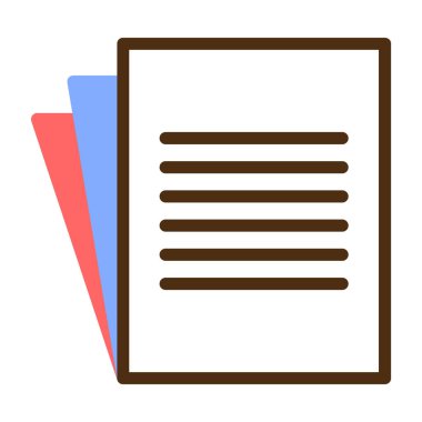 dosya vektör simgesi modern basit illüstrasyon