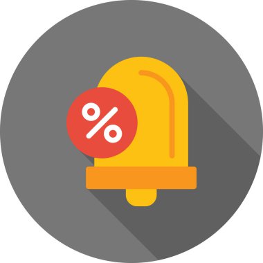 Alışveriş çantası indirim simgesi düz stil