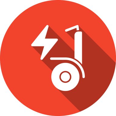 elektrik vektör sembolü düz simge