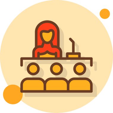 Bir adamın arka planının vektör çizimi