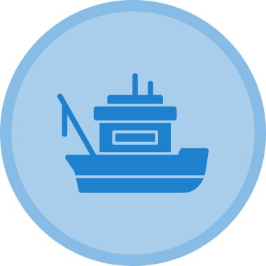 tekne ikonu vektör illüstrasyonu