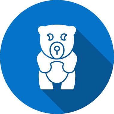 Bebek oyuncağı ikonu. vektör illüstrasyonu