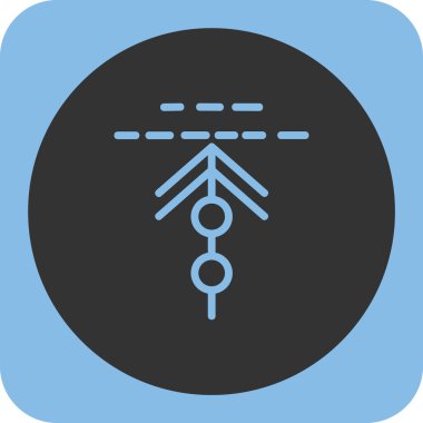 Modern eğitim ikonunun vektör illüstrasyonu