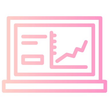 grafik ikonu vektör illüstrasyonu