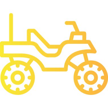 motosiklet simgesi vektör illüstrasyonu