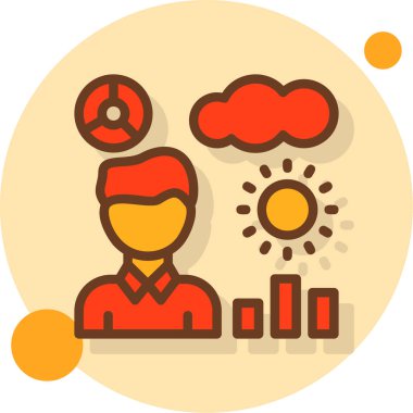 düz biçimli bulut veri simgesi