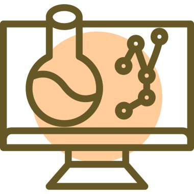 bilgisayar simgesi, vektör illüstrasyonu