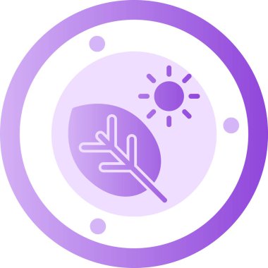 Güneş modern simgesinin vektör illüstrasyonu