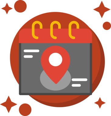 harita düz konum simgesi düz biçimli