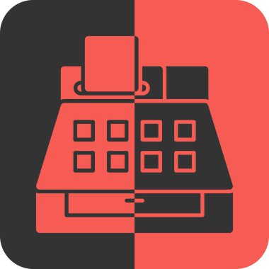 Banka simgesi, vektör illüstrasyonu