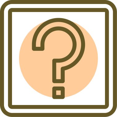 Soru işareti vektör illüstrasyonu