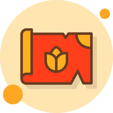 Harita. Web simgesi basit illüstrasyon