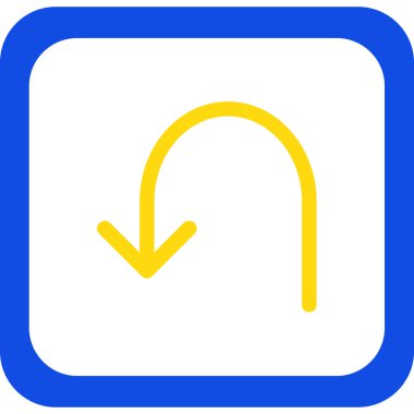 ok yönü simgesi doldurulmuş - çizgi biçimi