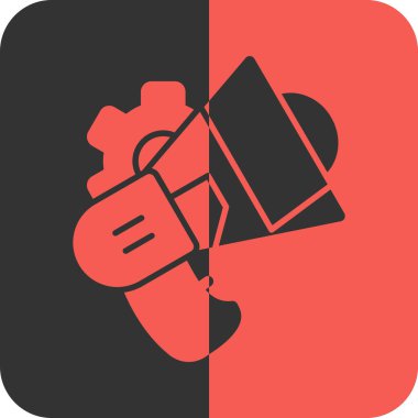 Modern simgenin vektör illüstrasyonu