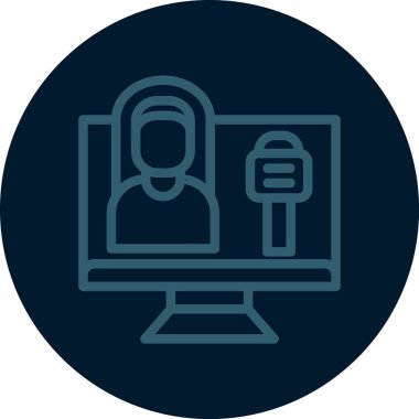 Modern b 'nin vektör illüstrasyonunda müziğin eksik simgesi