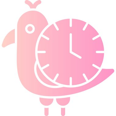 Çizgi film alarm saatinin vektör çizimi