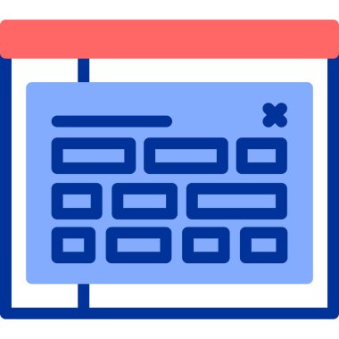 Seo simgesinin vektör illüstrasyonu