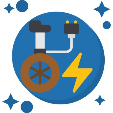 Moda tarzında izole edilmiş bisiklet simgesi