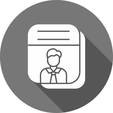 Kartvizitin vektör illüstrasyonu