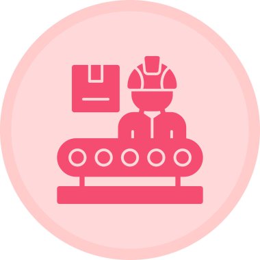 Kasklı bir adamın vektör çizimi