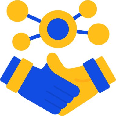 Eller el ele tutuşur ikon