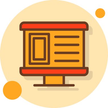 Kitap. Web simgesi basit illüstrasyon