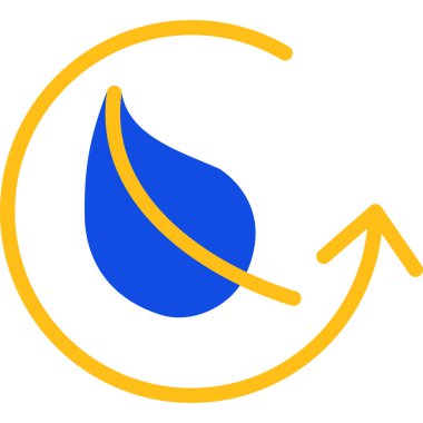 Geri dönüşüm. Basit düz resimleme