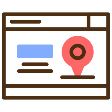 konum haritası konumu simgesi