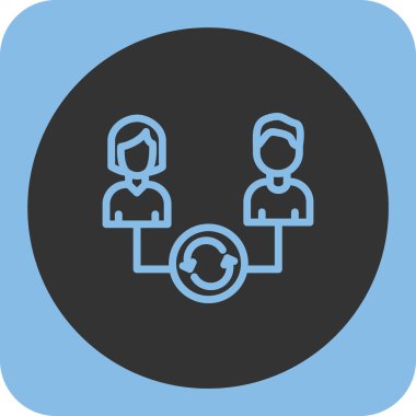 vektör insanlar simge illüstrasyonu