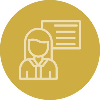 İnsan simgesinin vektör illüstrasyonu