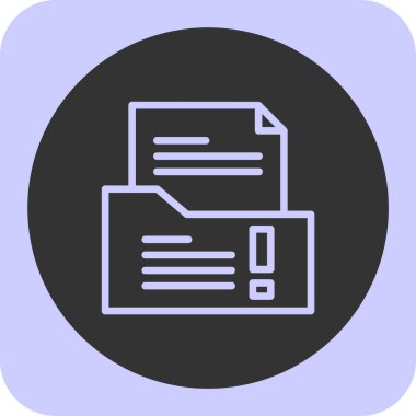 dosya biçimi simgesi, vektör illüstrasyonu