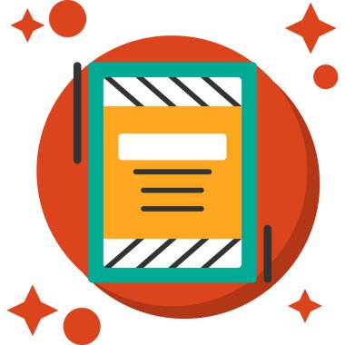 Belge simgesi olan pano