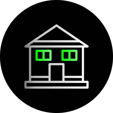 ev simgesi, vektör illüstrasyonu