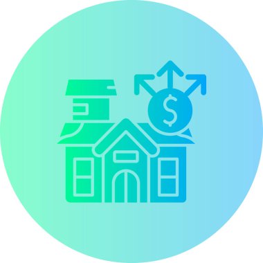 Dolar. Web simgesi basit illüstrasyon