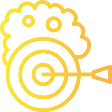 Hayvan tavuk doğa ikonu - taslak biçimi