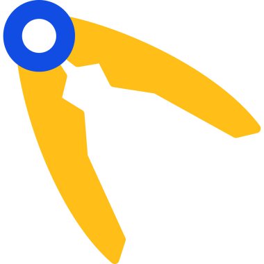 makas simgesi vektör illüstrasyonu