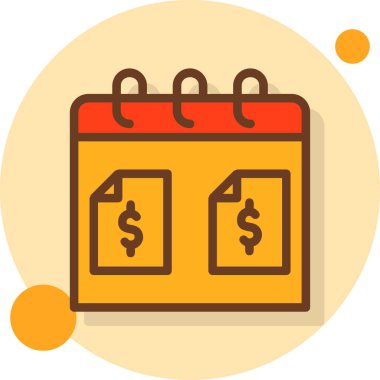 Takvim. Web simgesi basit illüstrasyon