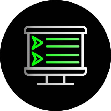 bilgisayar simgesi vektör illüstrasyonu