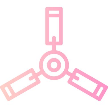 Güzellik ve moda simgelerinin vektör çizimi