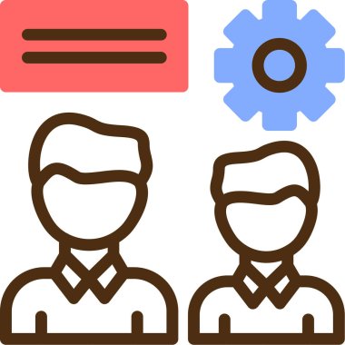 iş toplantısı simgesi - özet biçimi